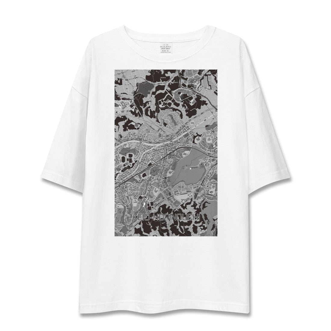 【京王堀之内(東京都)】地図柄ビッグシルエットTシャツ