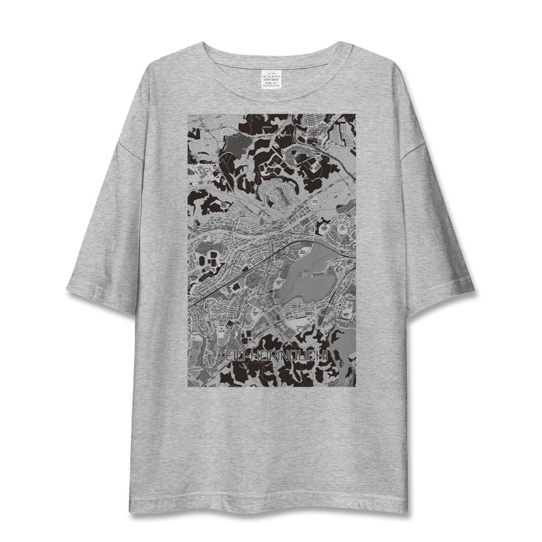 【京王堀之内（東京都）】地図柄ビッグシルエットTシャツ