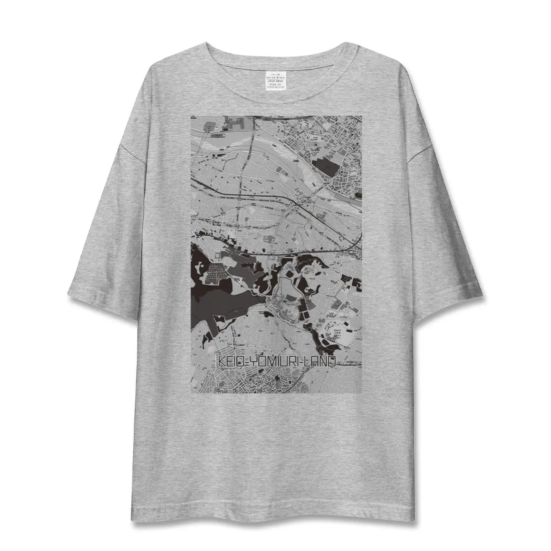 【京王よみうりランド(東京都)】地図柄ビッグシルエットTシャツ