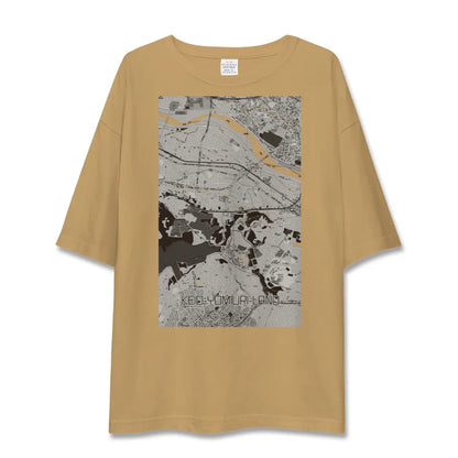 【京王よみうりランド（東京都）】地図柄ビッグシルエットTシャツ