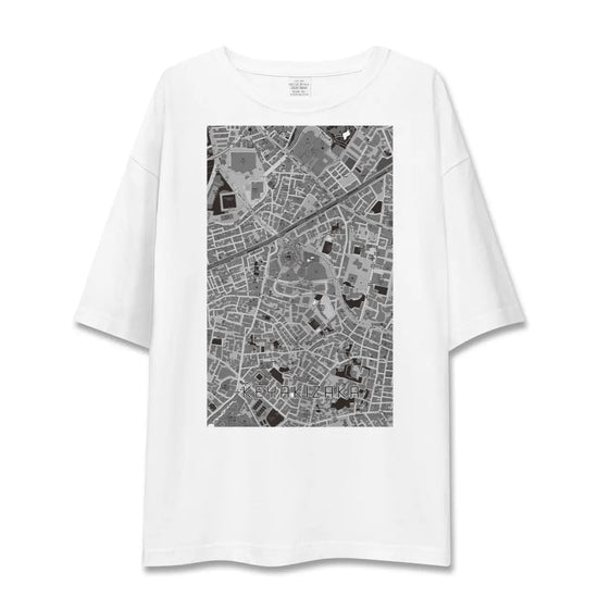 【けやき坂（東京都）】地図柄ビッグシルエットTシャツ