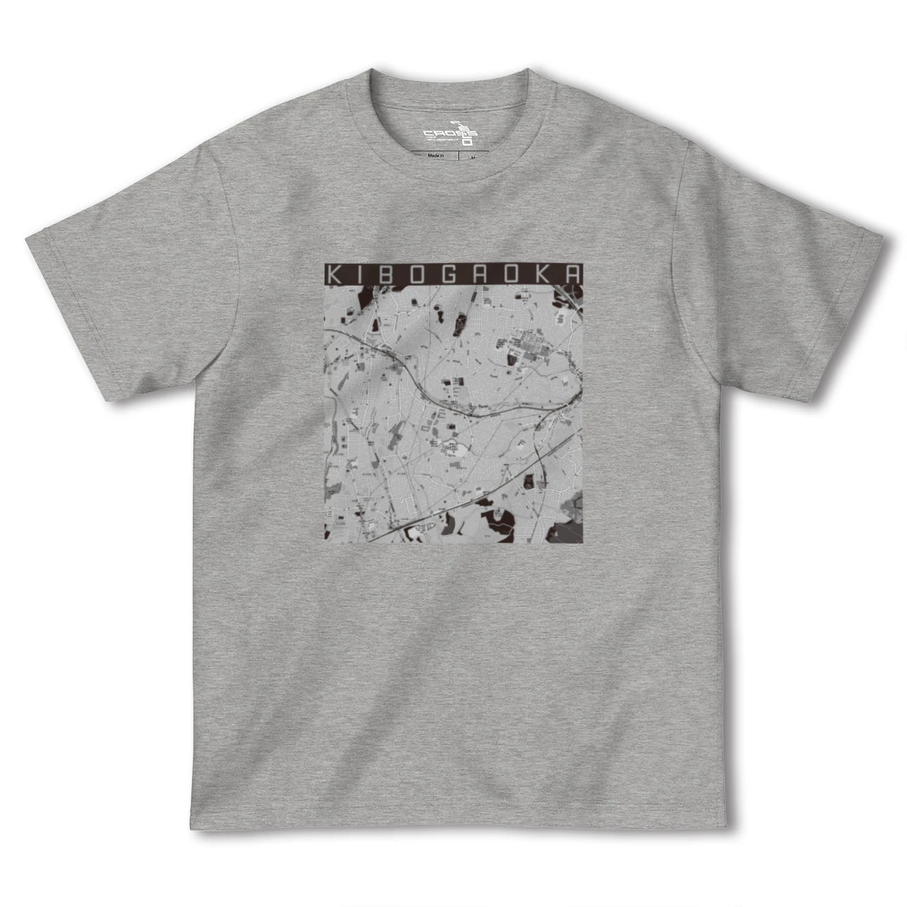 【希望ヶ丘（神奈川県）】地図柄ヘビーウェイトTシャツ
