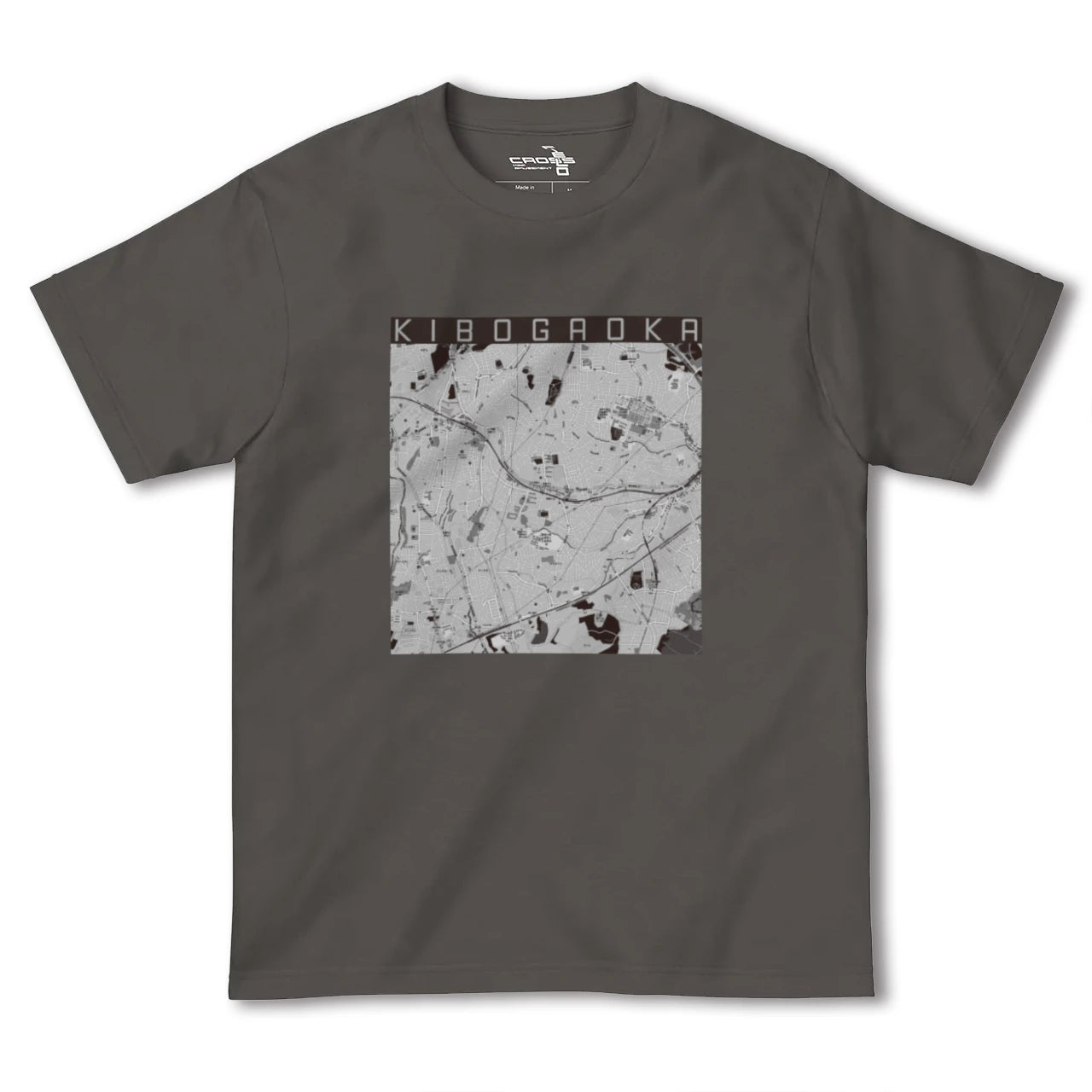 【希望ヶ丘（神奈川県）】地図柄ヘビーウェイトTシャツ