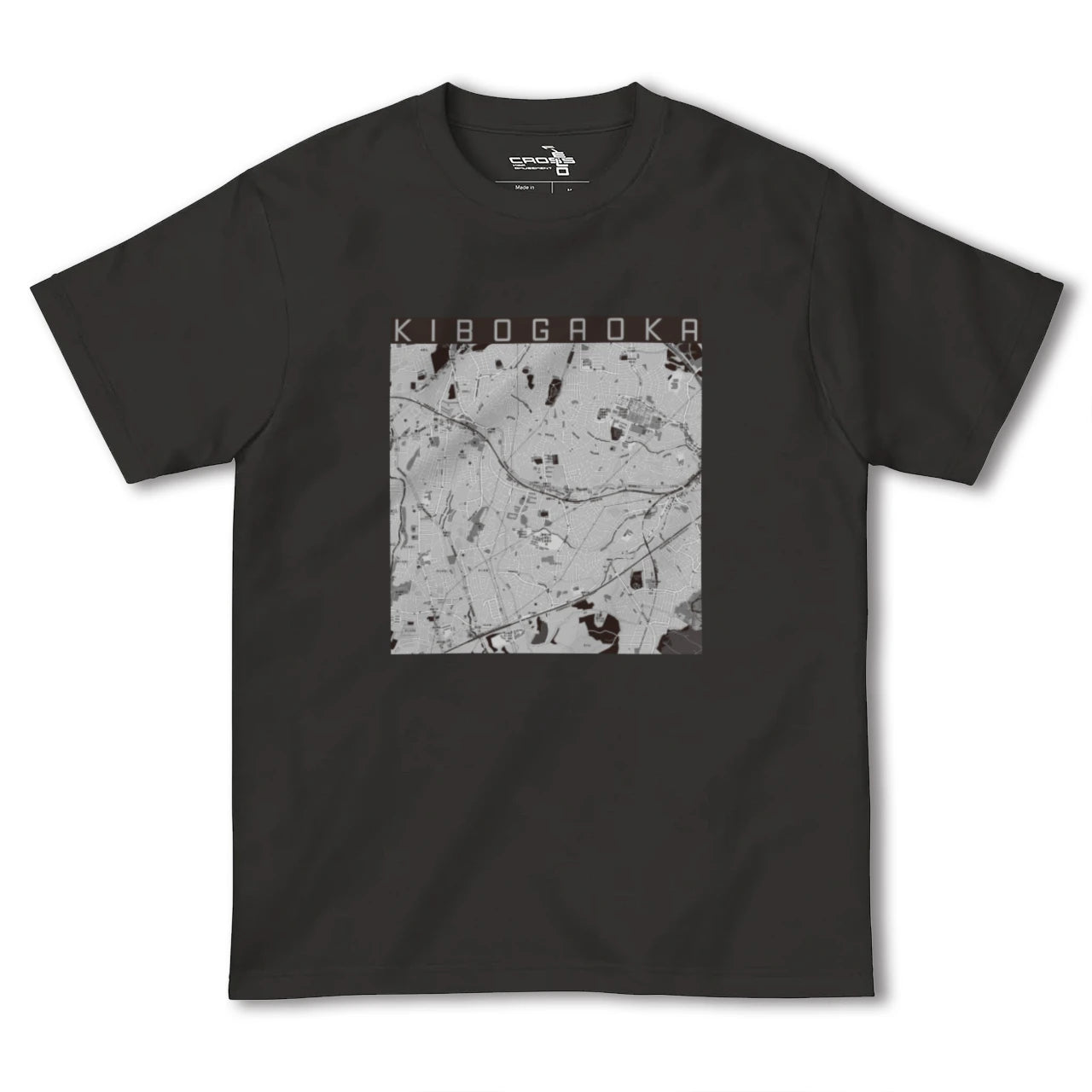 【希望ヶ丘（神奈川県）】地図柄ヘビーウェイトTシャツ