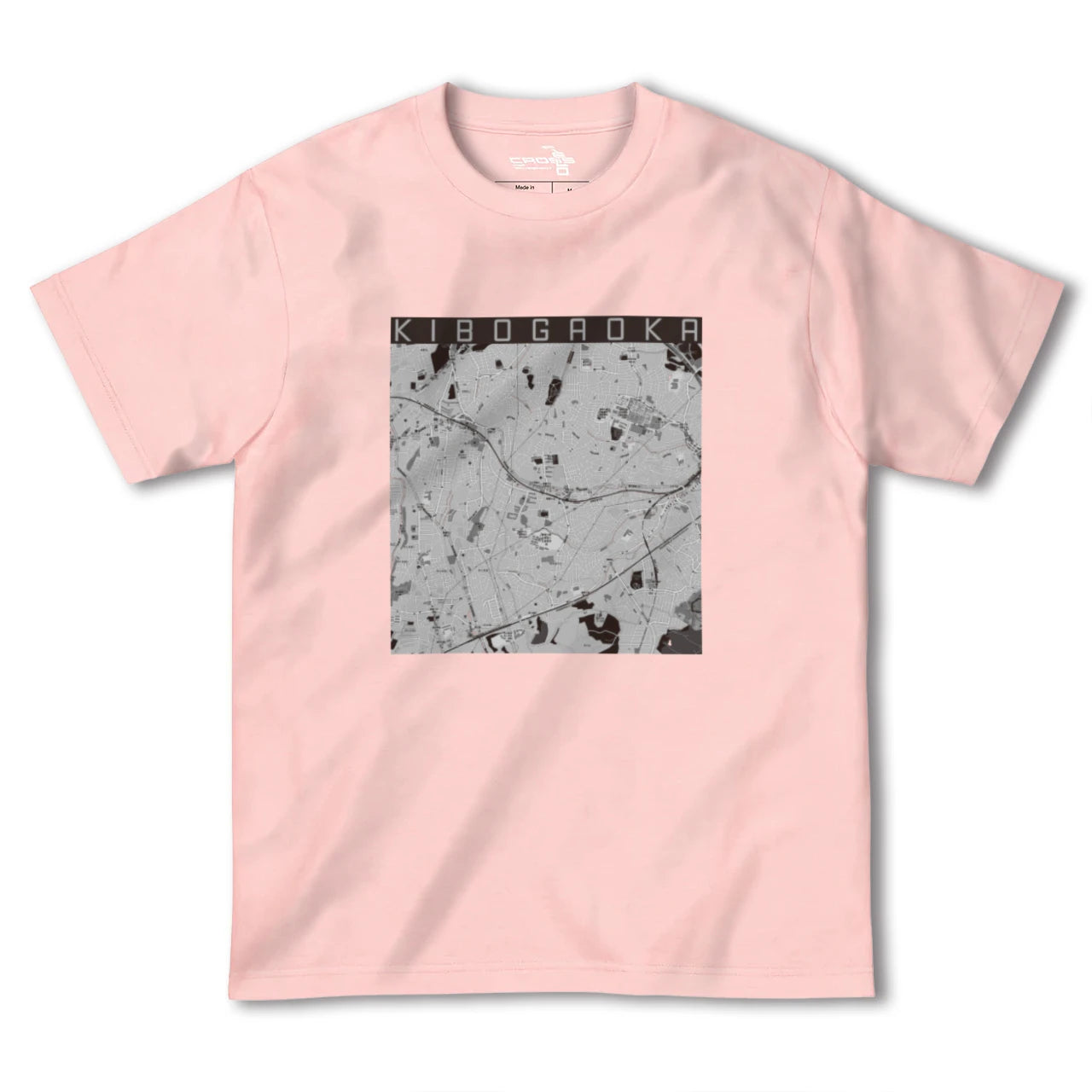 【希望ヶ丘（神奈川県）】地図柄ヘビーウェイトTシャツ