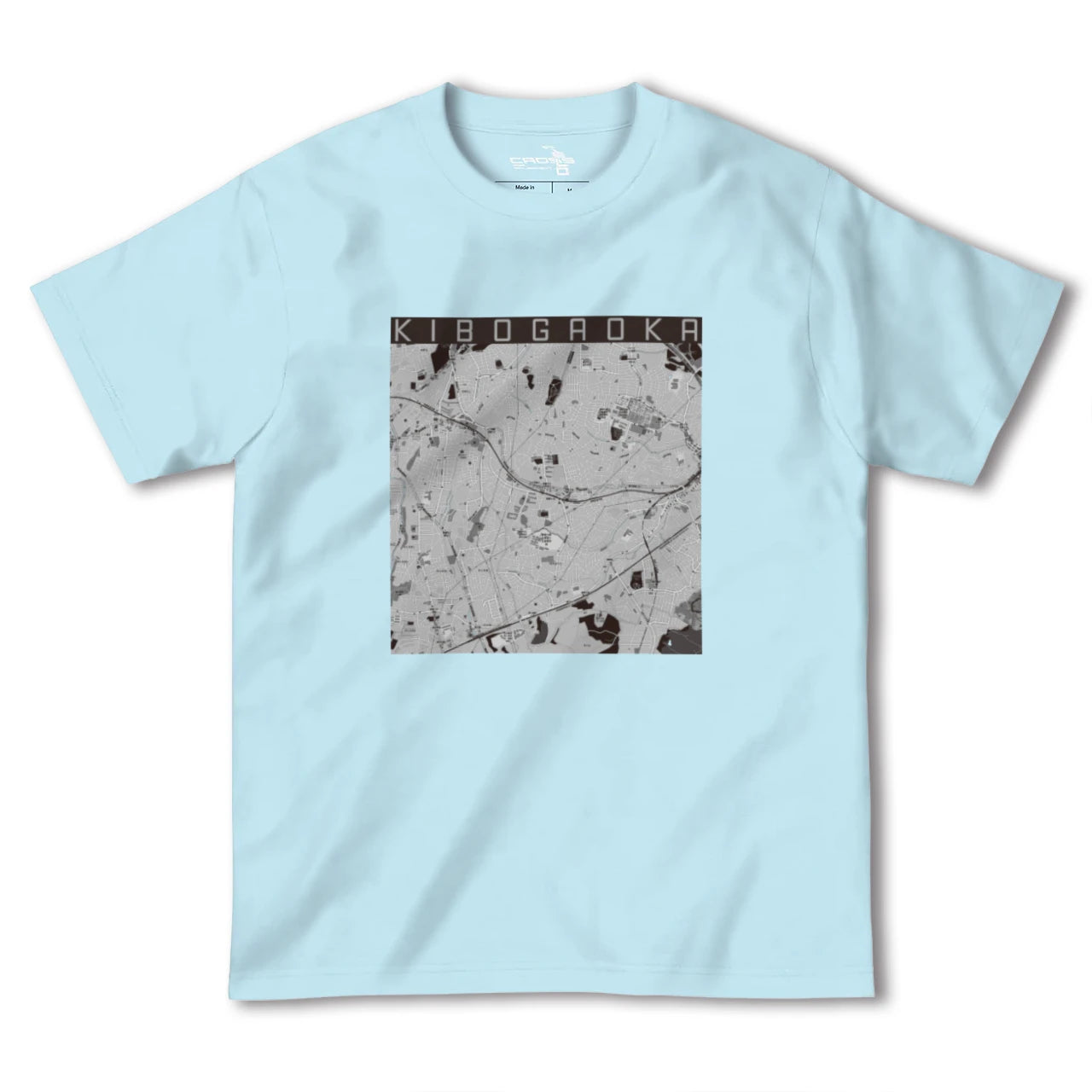 【希望ヶ丘（神奈川県）】地図柄ヘビーウェイトTシャツ