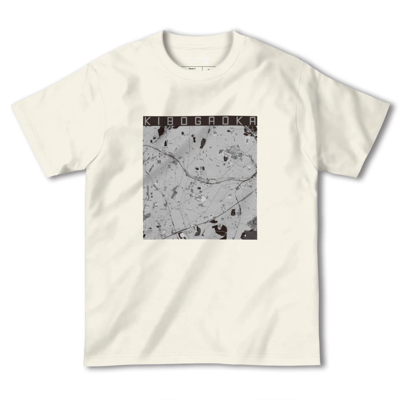 【希望ヶ丘（神奈川県）】地図柄ヘビーウェイトTシャツ