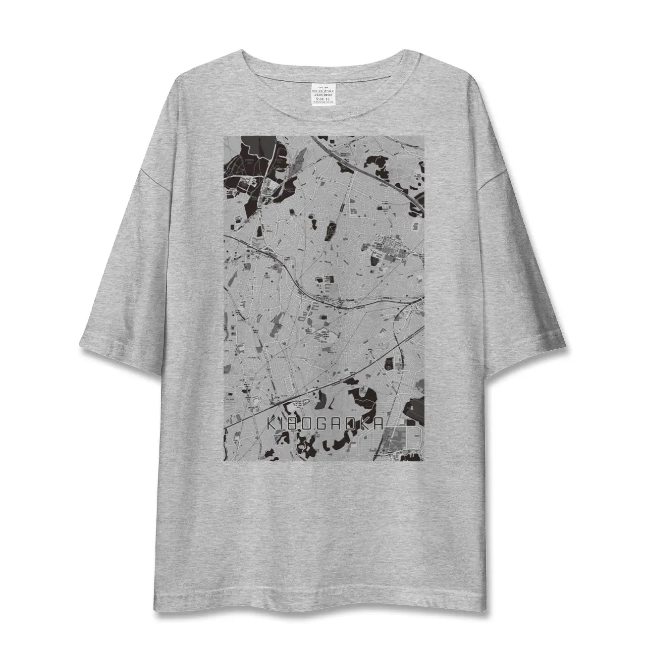 【希望ヶ丘（神奈川県）】地図柄ビッグシルエットTシャツ