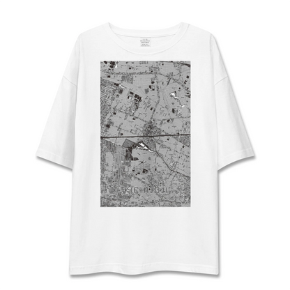 【吉祥寺2（東京都）】地図柄ビッグシルエットTシャツ