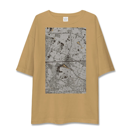 【吉祥寺2（東京都）】地図柄ビッグシルエットTシャツ