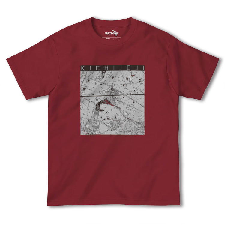 【吉祥寺（東京都）】地図柄ヘビーウェイトTシャツ