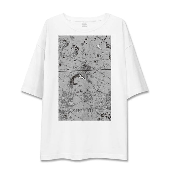 【吉祥寺（東京都）】地図柄ビッグシルエットTシャツ