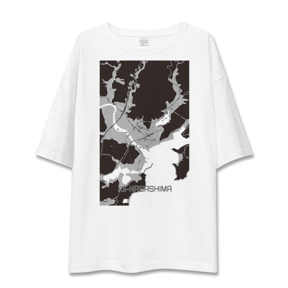 【紀伊長島(三重県)】地図柄ビッグシルエットTシャツ