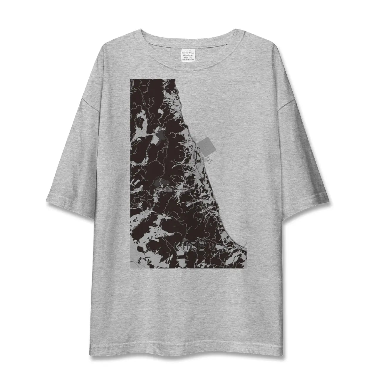 【喜入（鹿児島県）】地図柄ビッグシルエットTシャツ
