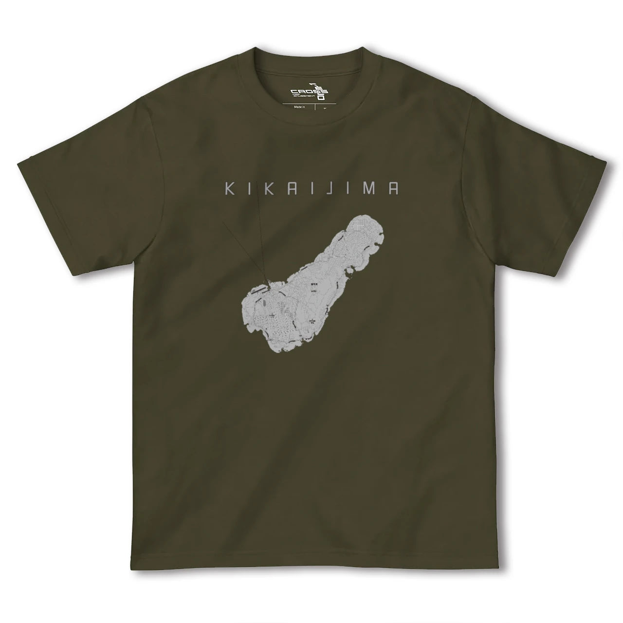 喜界島(鹿児島県)】地図柄ヘビーウェイトTシャツ – クロスフィールド 喜界島(鹿児島県)】地図柄ヘビーウェイトTシャツ – クロスフィールド