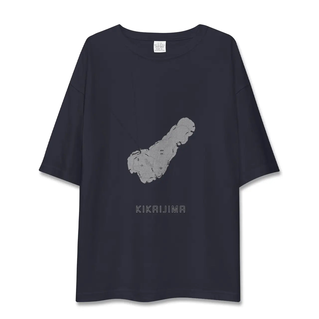 【喜界島（鹿児島県）】地図柄ビッグシルエットTシャツ