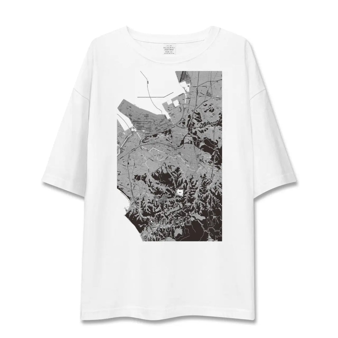 【君津(千葉県)】地図柄ビッグシルエットTシャツ