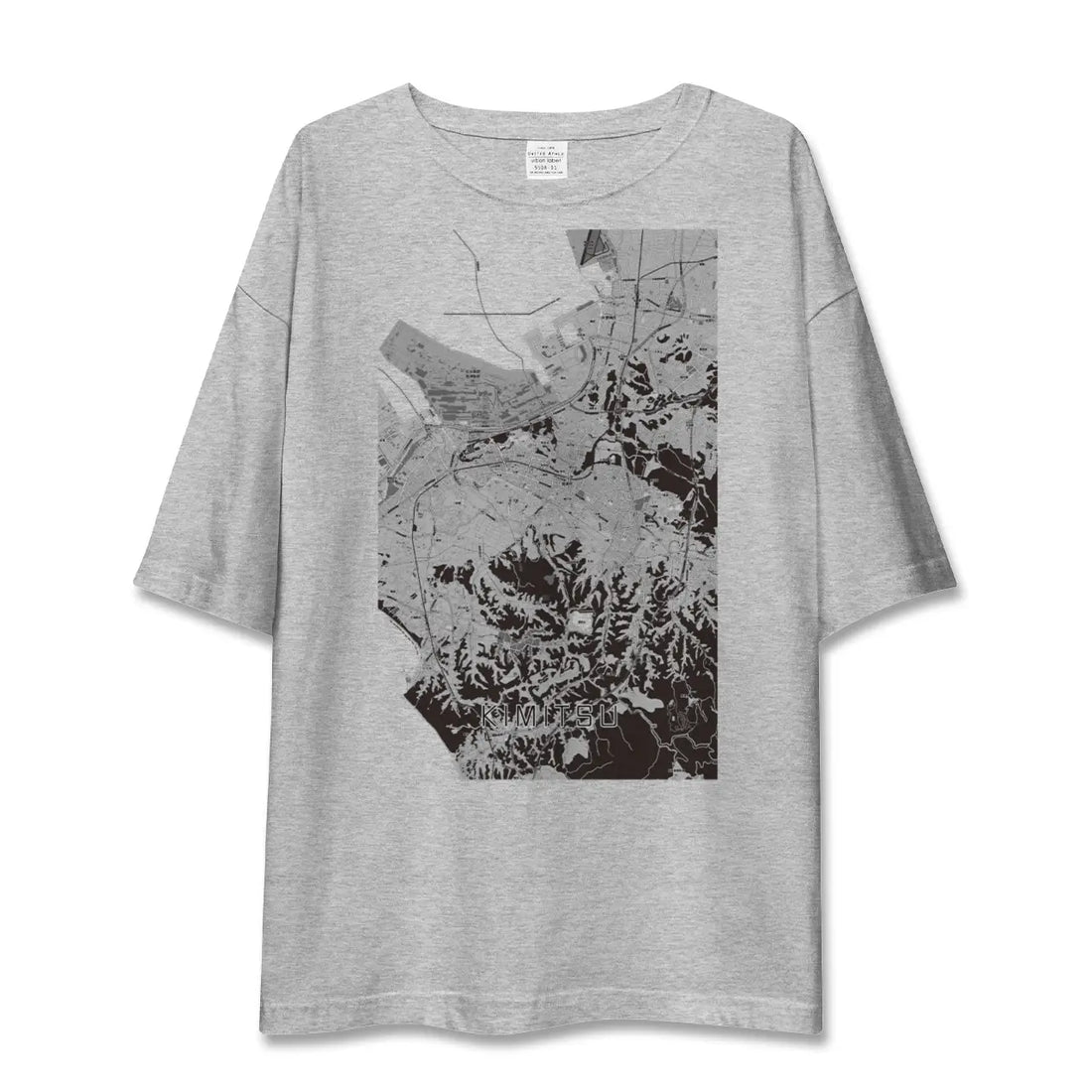 【君津（千葉県）】地図柄ビッグシルエットTシャツ