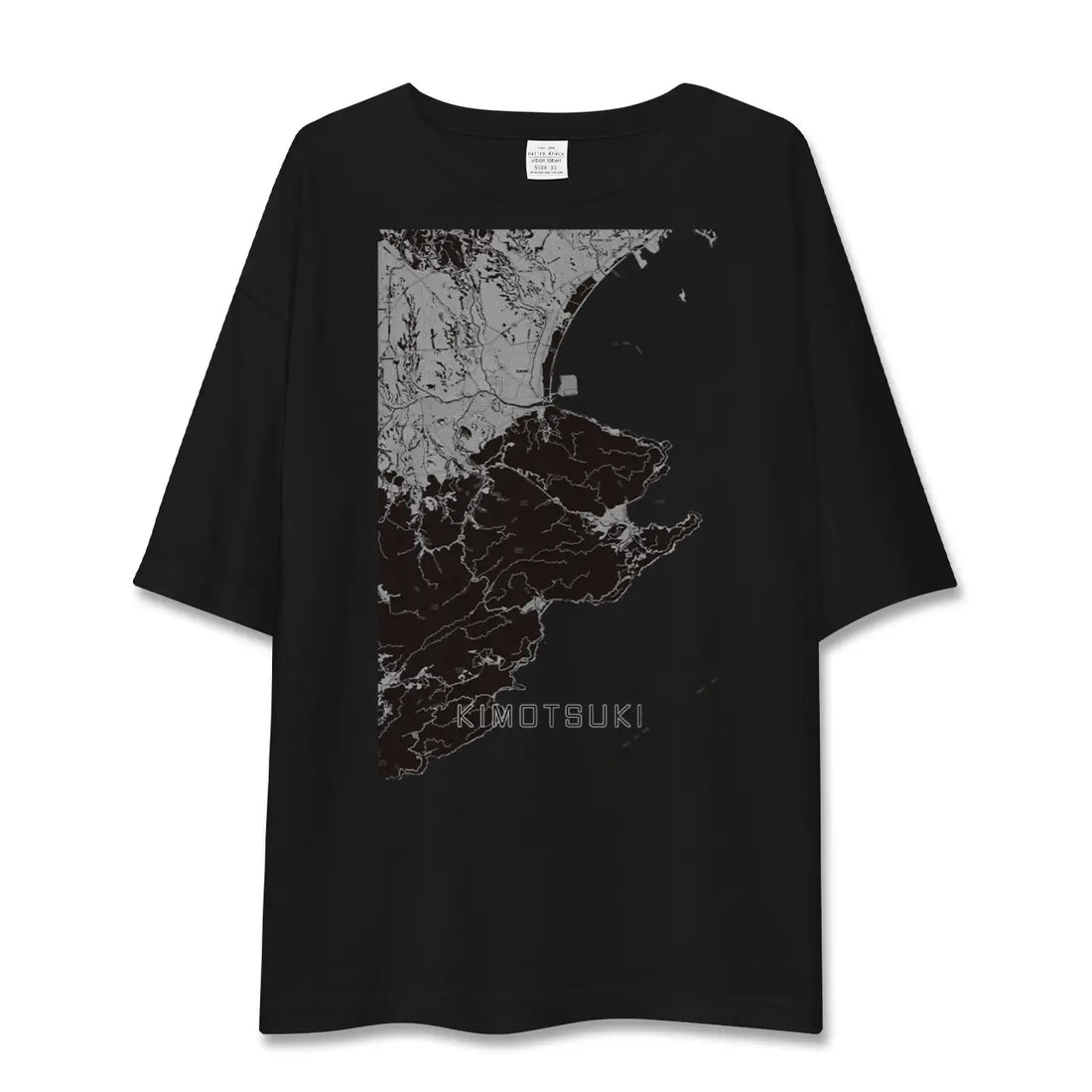 【肝付（鹿児島県）】地図柄ビッグシルエットTシャツ