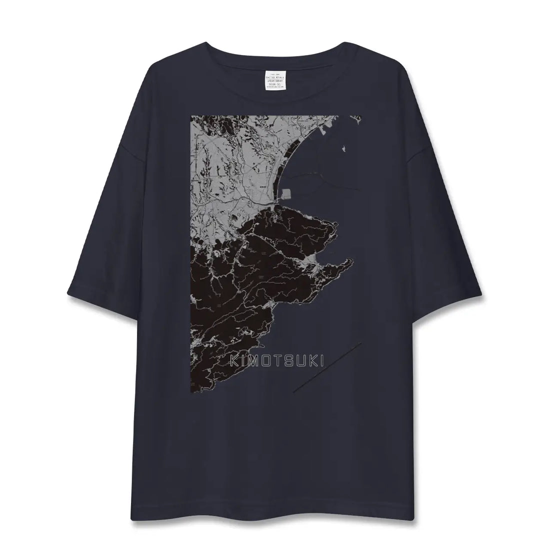 【肝付(鹿児島県)】地図柄ビッグシルエットTシャツ