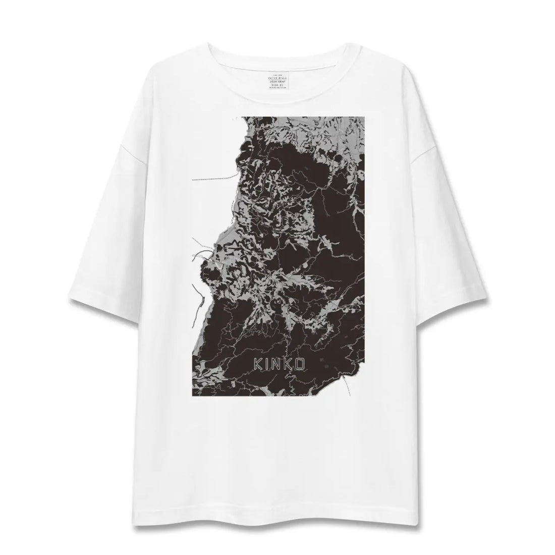 【錦江(鹿児島県)】地図柄ビッグシルエットTシャツ