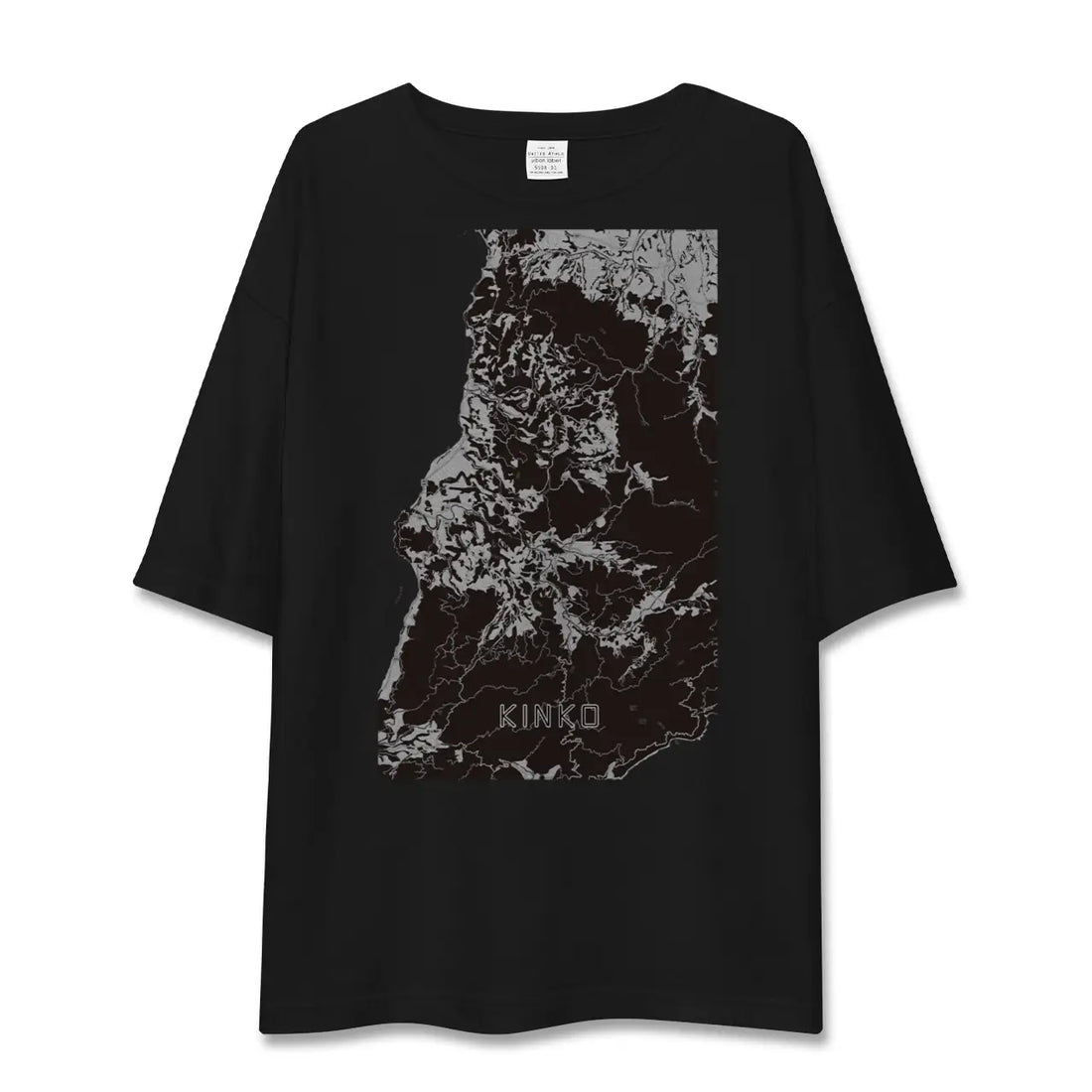 【錦江（鹿児島県）】地図柄ビッグシルエットTシャツ