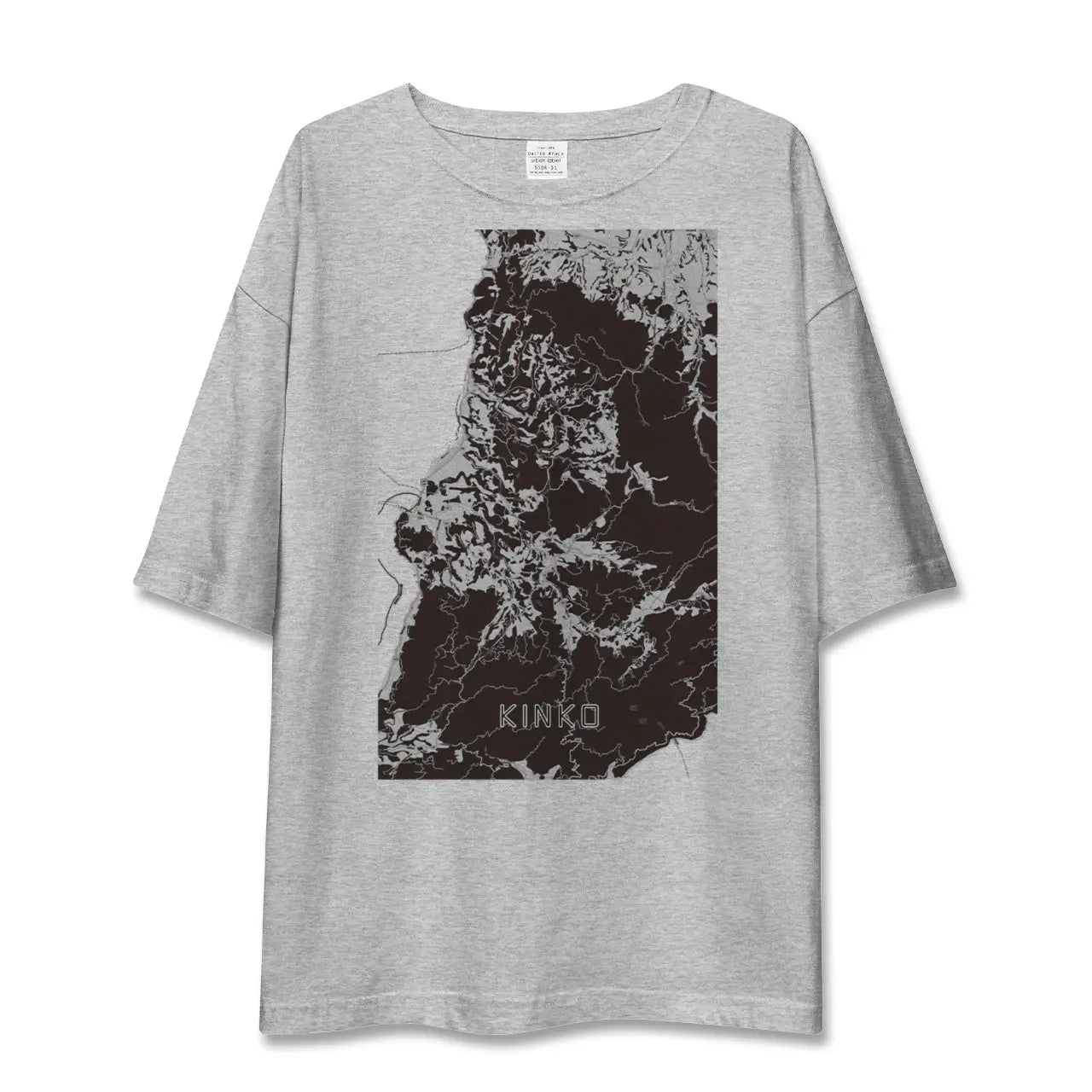 【錦江（鹿児島県）】地図柄ビッグシルエットTシャツ