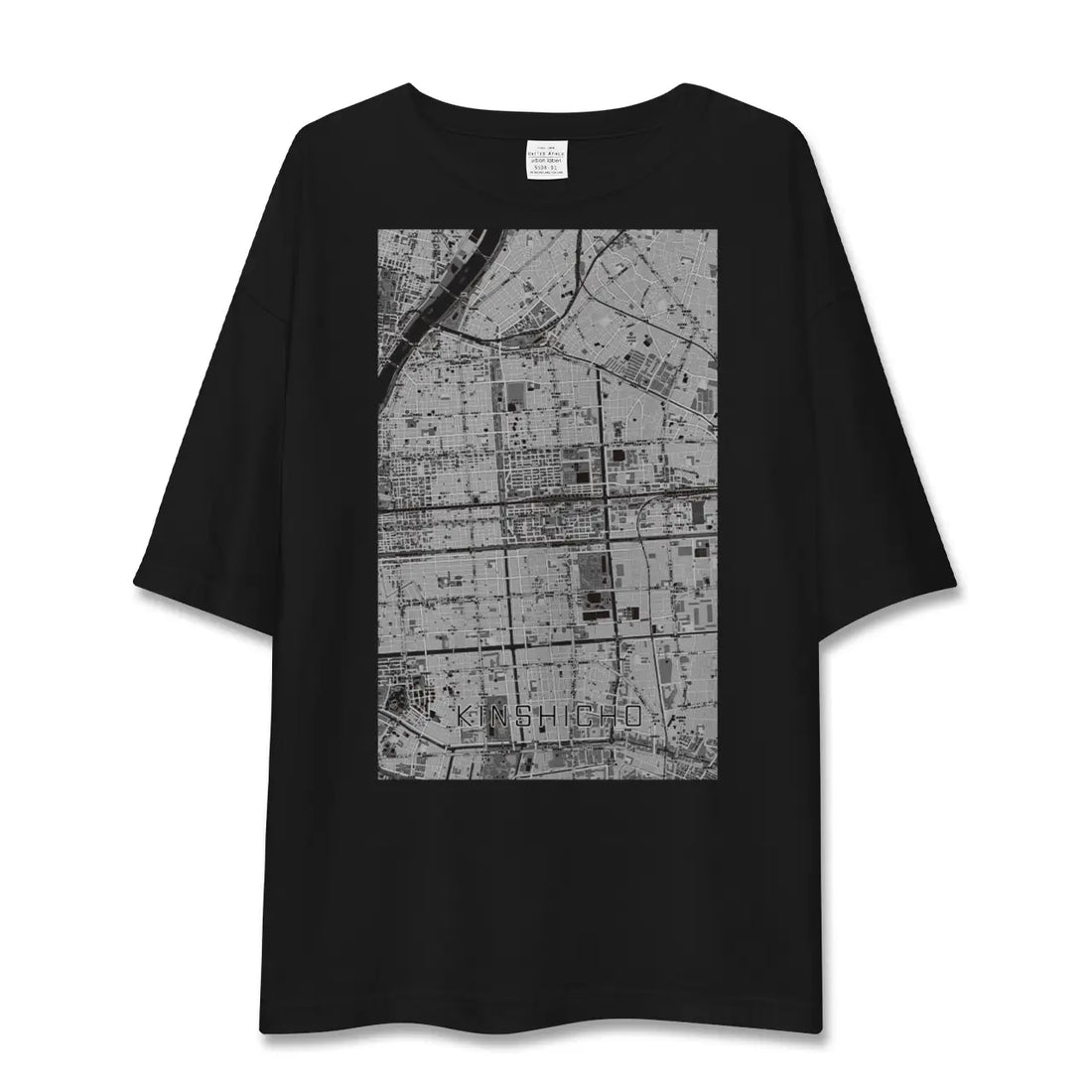 【錦糸町（東京都）】地図柄ビッグシルエットTシャツ