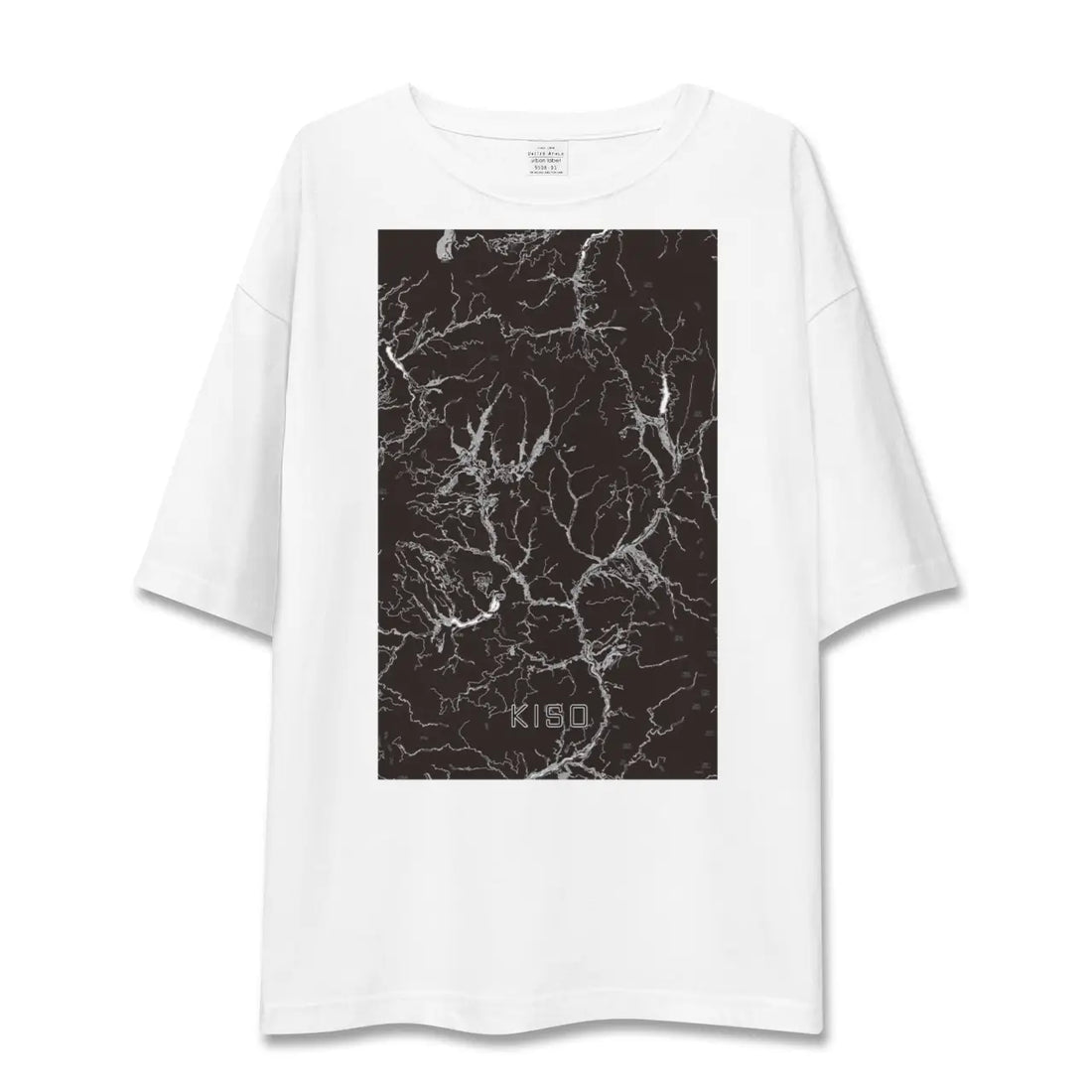 【木曽(長野県)】地図柄ビッグシルエットTシャツ