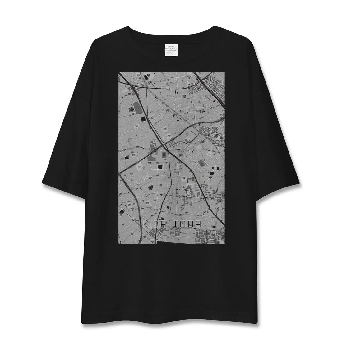 【北戸田（埼玉県）】地図柄ビッグシルエットTシャツ