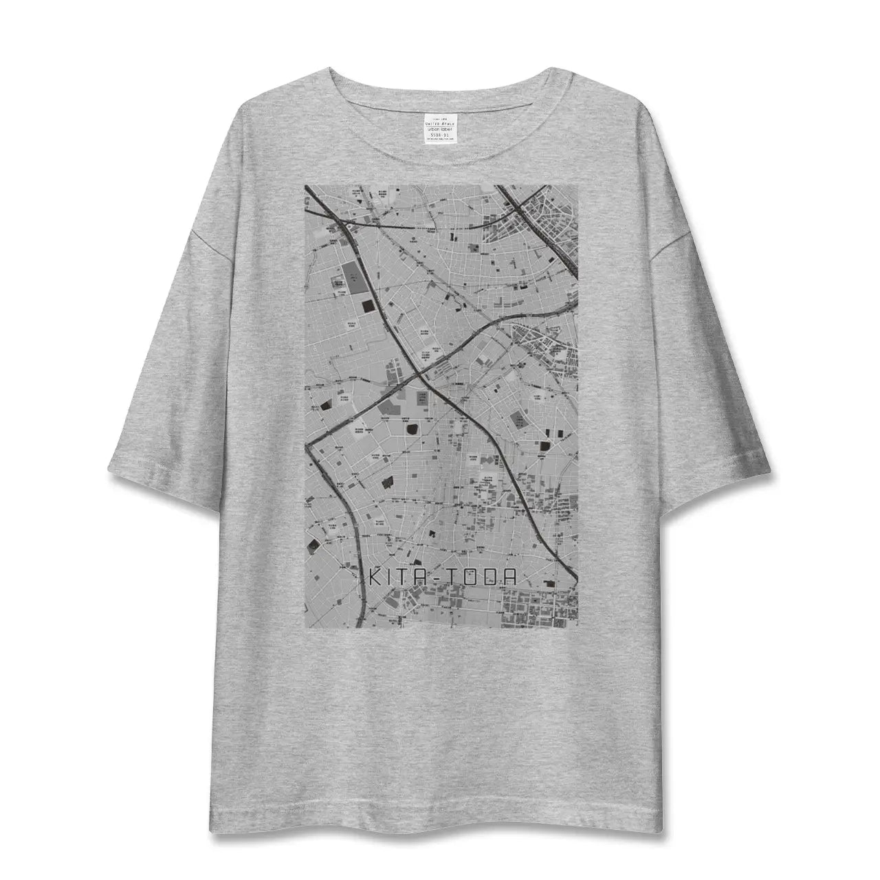 【北戸田（埼玉県）】地図柄ビッグシルエットTシャツ