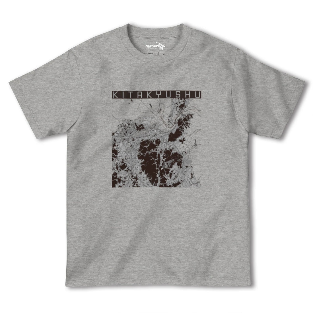 【北九州(福岡県)】地図柄ヘビーウェイトTシャツ