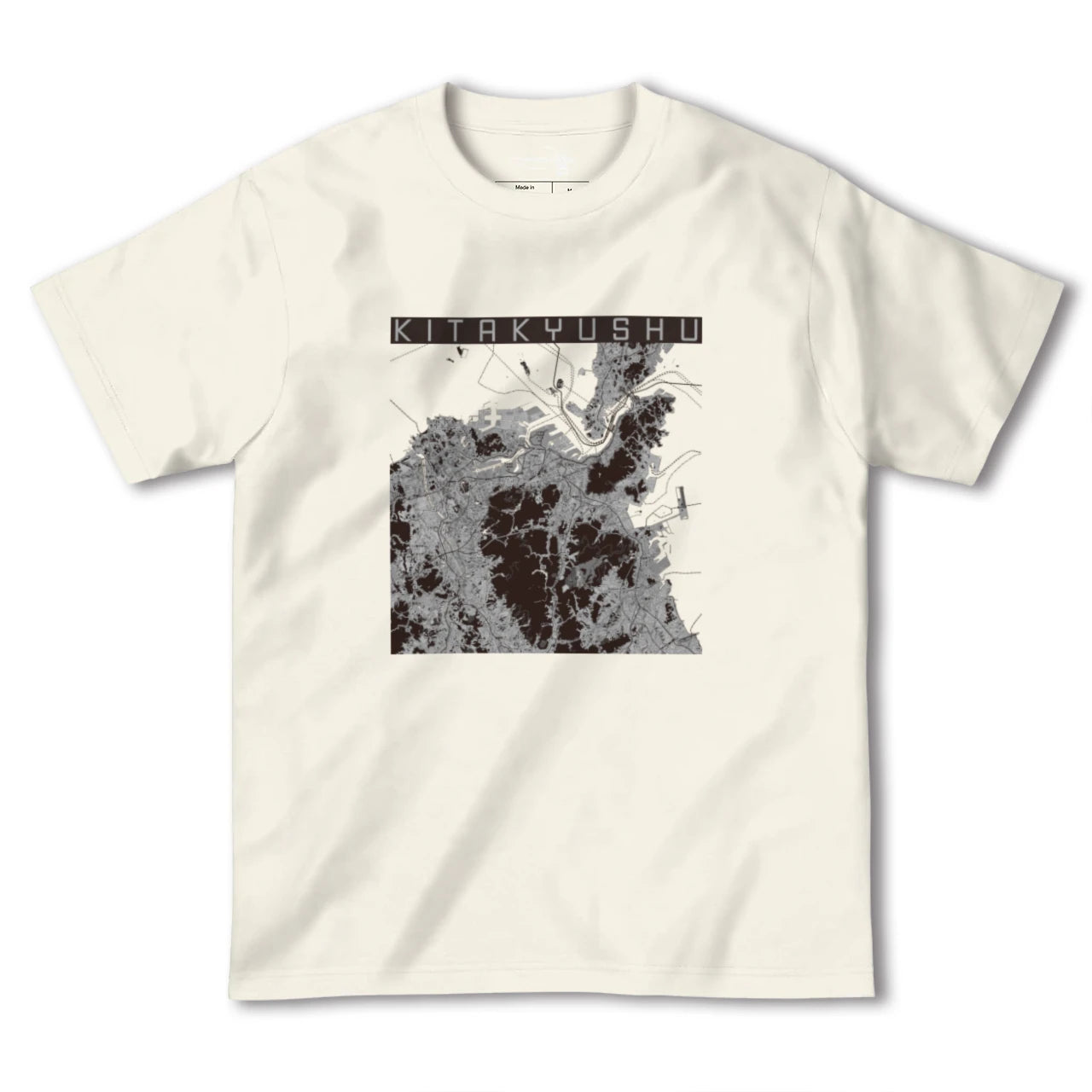 【北九州（福岡県）】地図柄ヘビーウェイトTシャツ