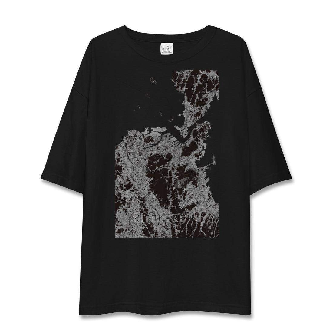 【北九州(福岡県)】地図柄ビッグシルエットTシャツ