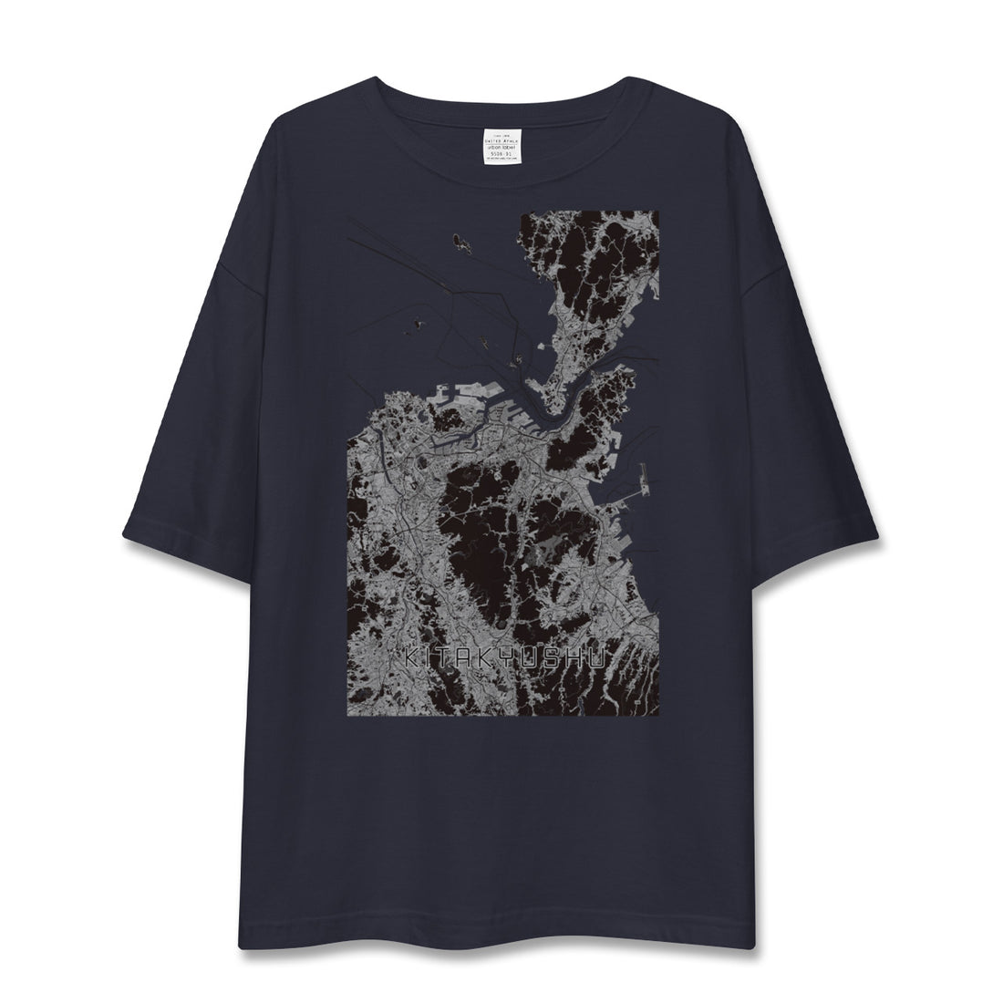 【北九州（福岡県）】地図柄ビッグシルエットTシャツ