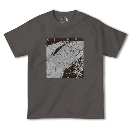 【北見（北海道）】地図柄ヘビーウェイトTシャツ