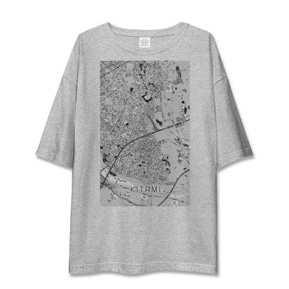 【喜多見（東京都）】地図柄ビッグシルエットTシャツ