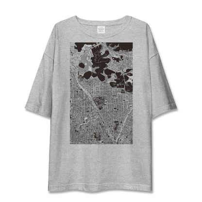 【北山（京都府）】地図柄ビッグシルエットTシャツ