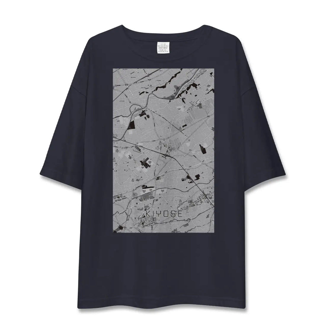 【清瀬（東京都）】地図柄ビッグシルエットTシャツ