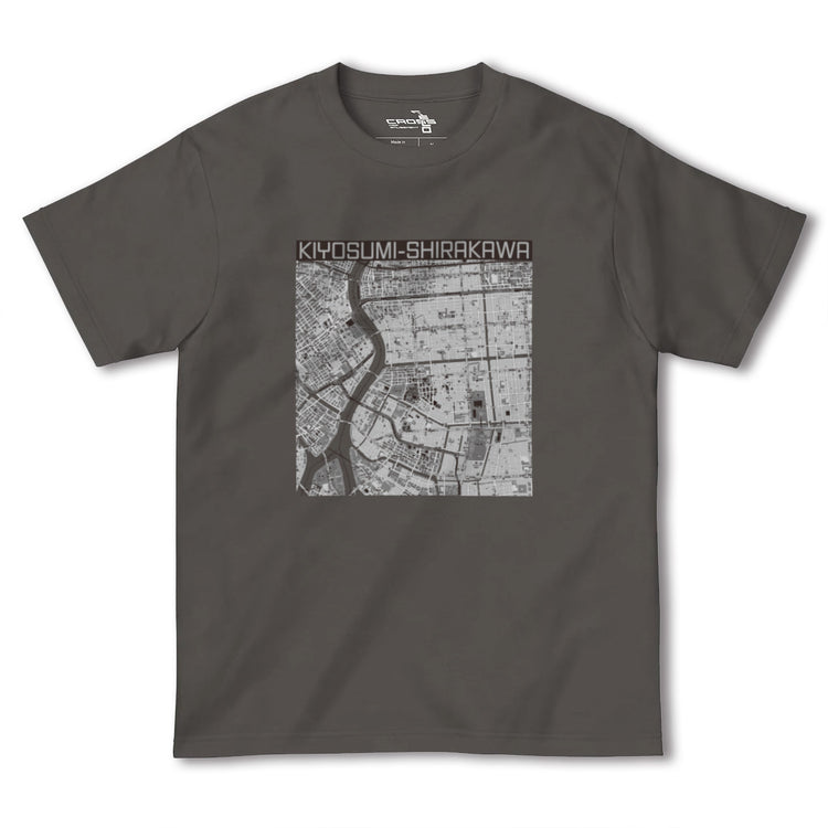 【清澄白河（東京都）】地図柄ヘビーウェイトTシャツ