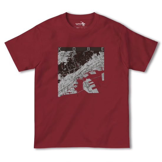 【神戸（兵庫県）】地図柄ヘビーウェイトTシャツ