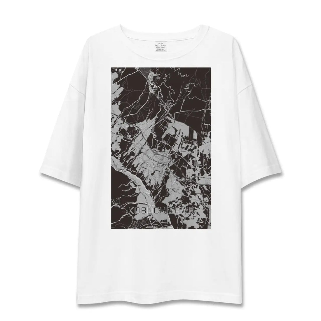 【小淵沢(山梨県)】地図柄ビッグシルエットTシャツ