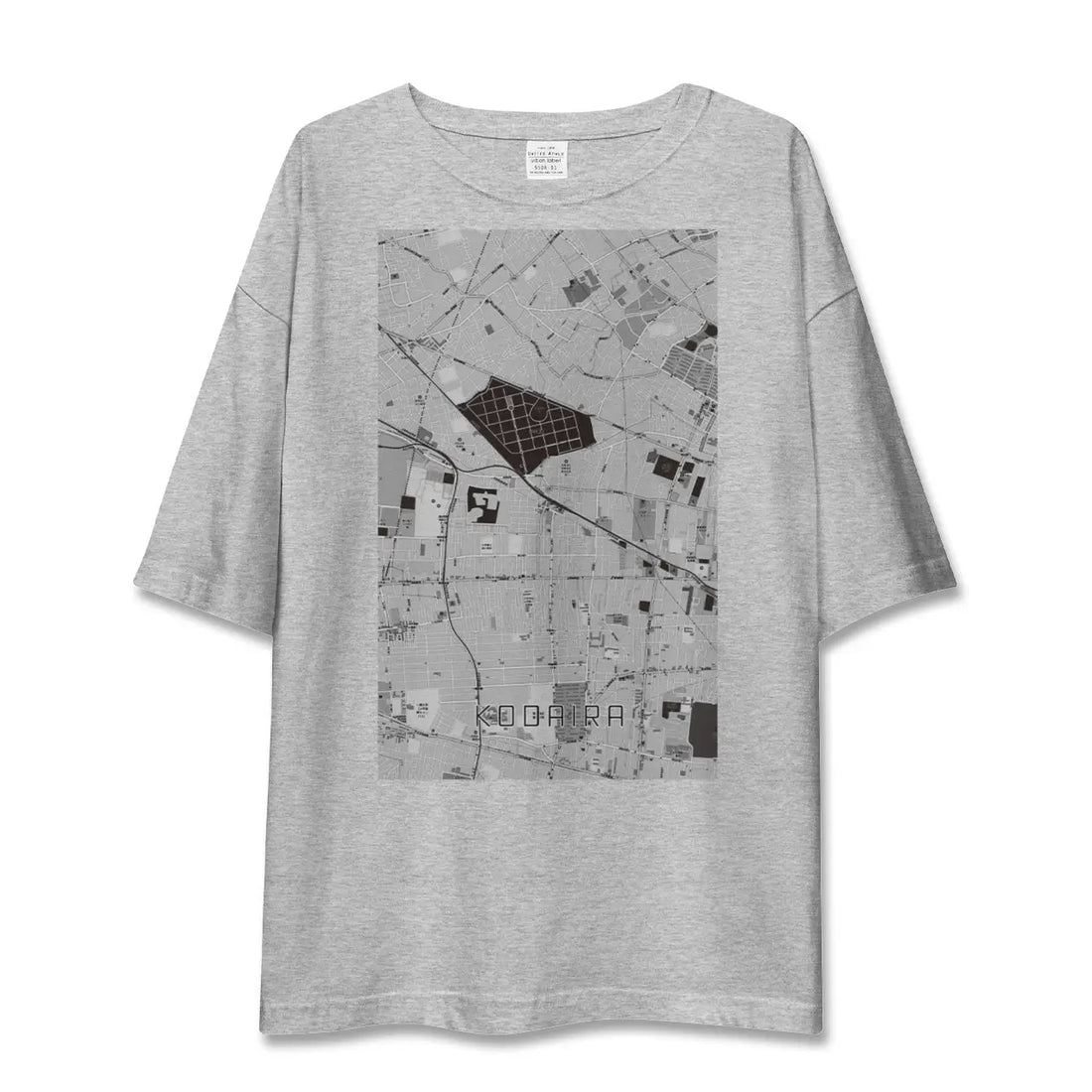 【小平（東京都）】地図柄ビッグシルエットTシャツ