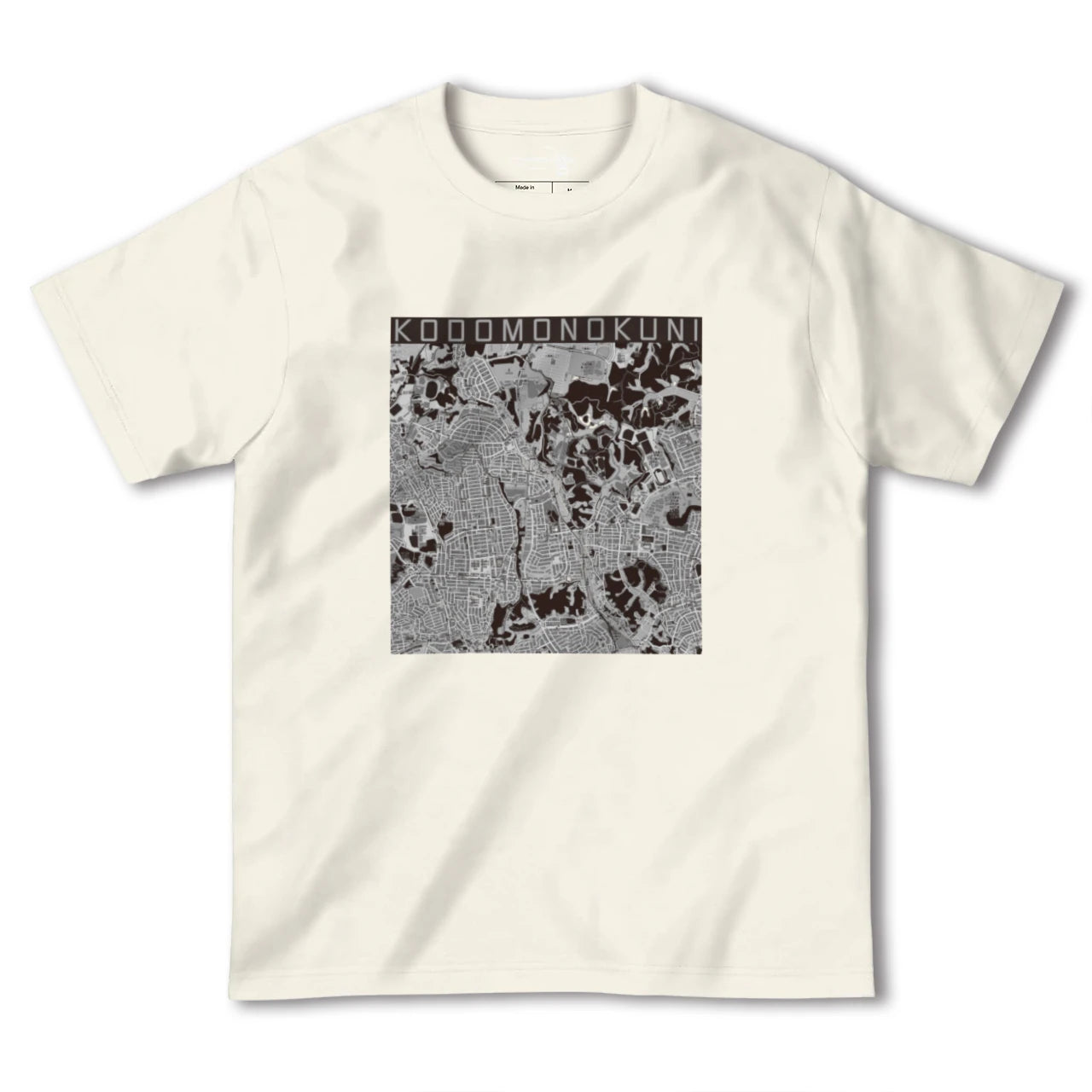 【こどもの国（神奈川県）】地図柄ヘビーウェイトTシャツ