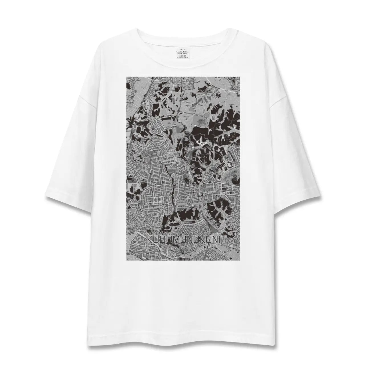 【こどもの国（神奈川県）】地図柄ビッグシルエットTシャツ