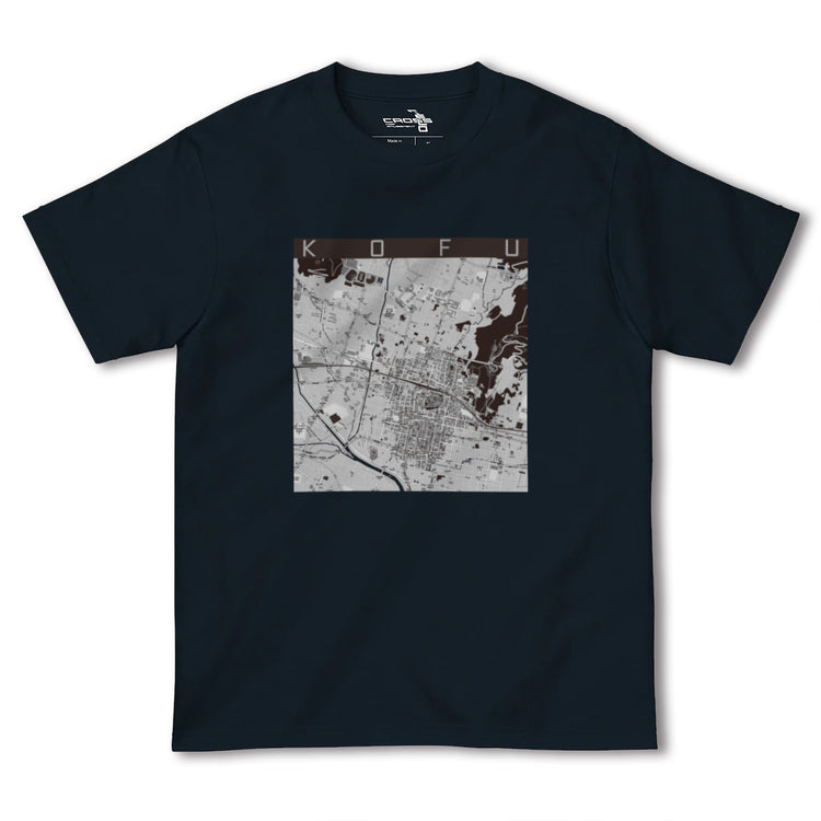 【甲府（山梨県）】地図柄ヘビーウェイトTシャツ