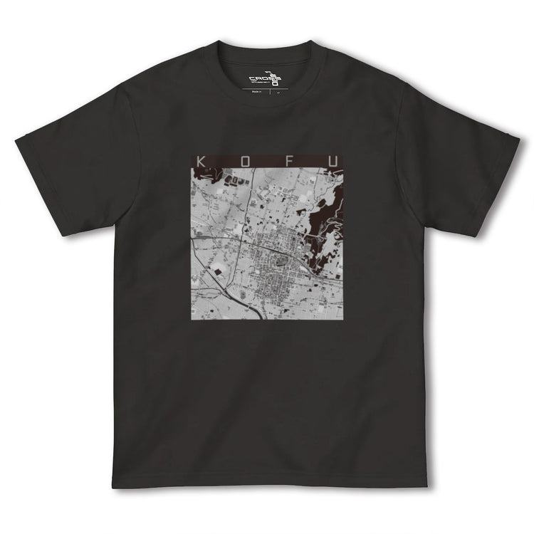 【甲府（山梨県）】地図柄ヘビーウェイトTシャツ
