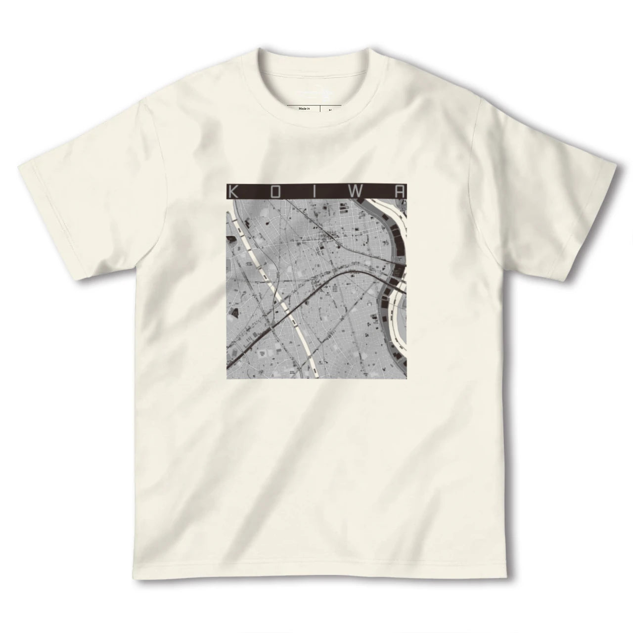 【小岩（東京都）】地図柄ヘビーウェイトTシャツ