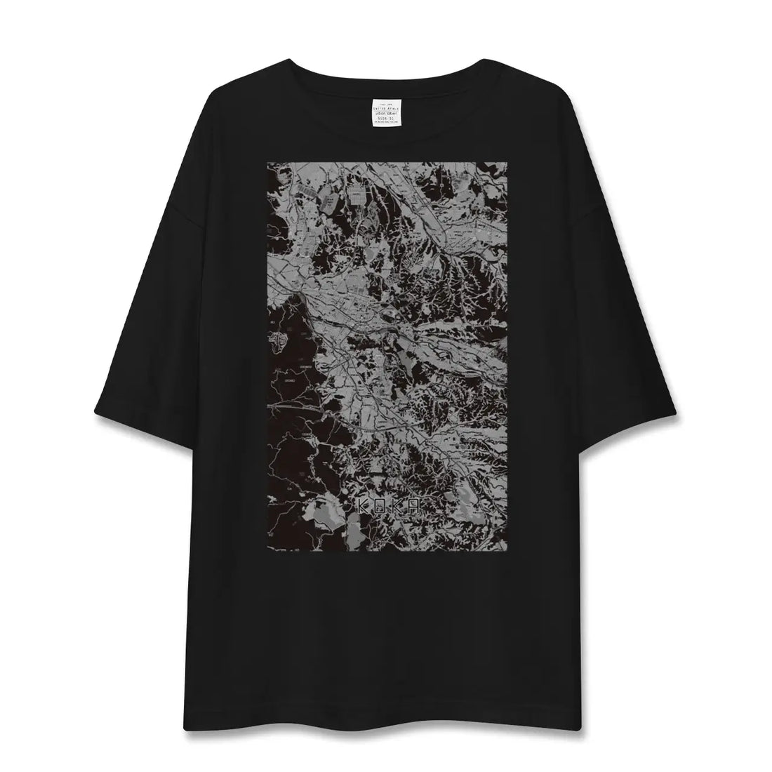 【甲賀(滋賀県)】地図柄ビッグシルエットTシャツ