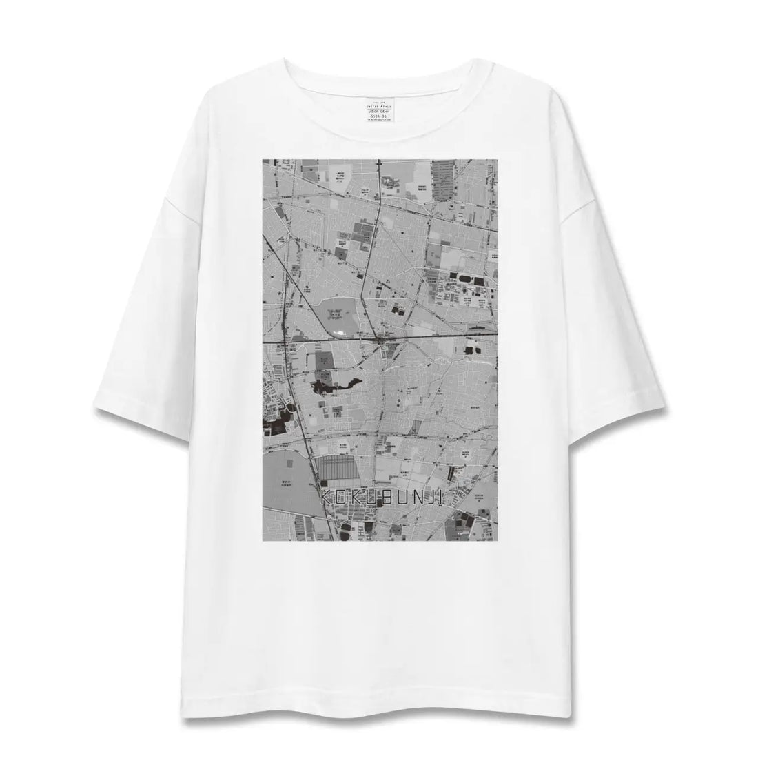 【国分寺(東京都)】地図柄ビッグシルエットTシャツ